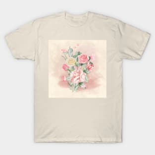 Vintage Inspired Florals T-Shirt